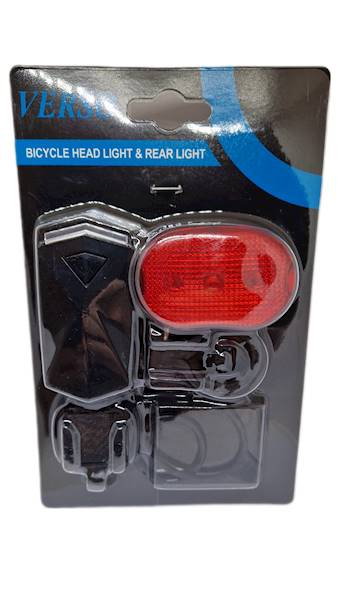 Lampki kpl przód 4led+tył smart design z bateriami