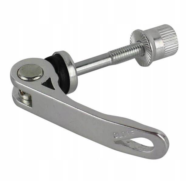 Zamykacz siodła alu szpilka srebrny M6x60mm