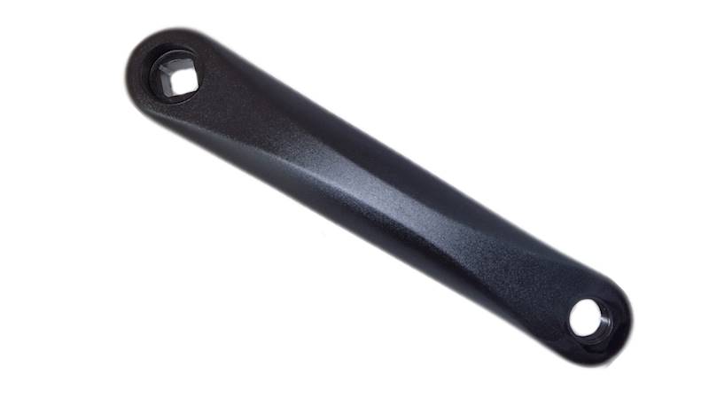 Korba lewa 170mm aluminiowa czarna