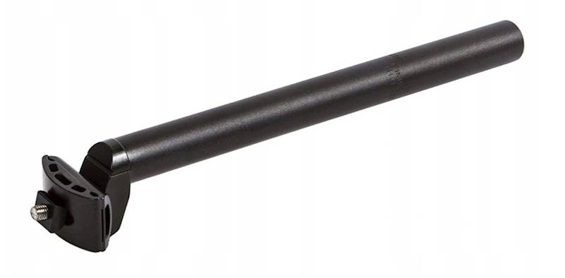 Wspornik siodła aluminiowy 31.6/350mm Verso cz.mat