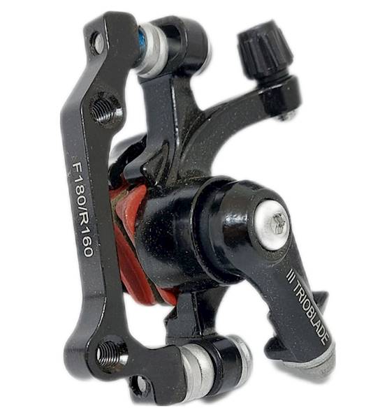Zacisk hamulca tarczowego tył + tarcza 160mm III