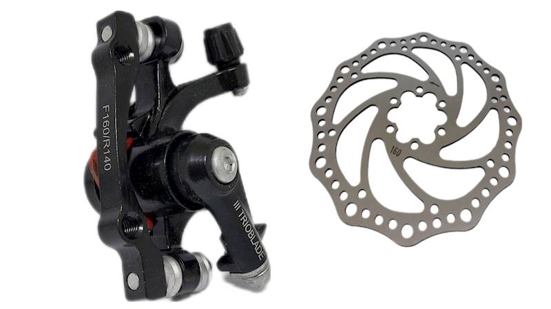 Zacisk hamulca tarczowego przód + tarcza 160mm III