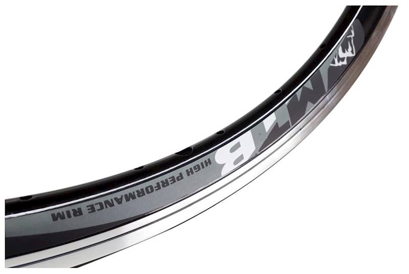 Obręcz 27.5" stożek aluminiowa 36 otw. czarna