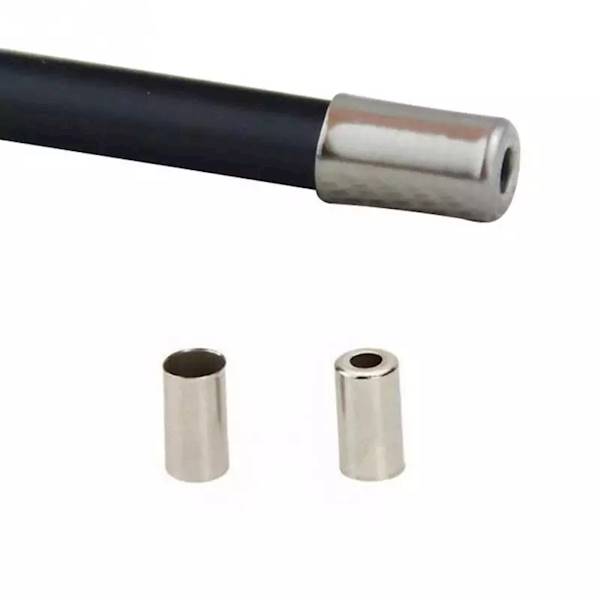 Końcówka pancerza hamulca 5mm stalowa  