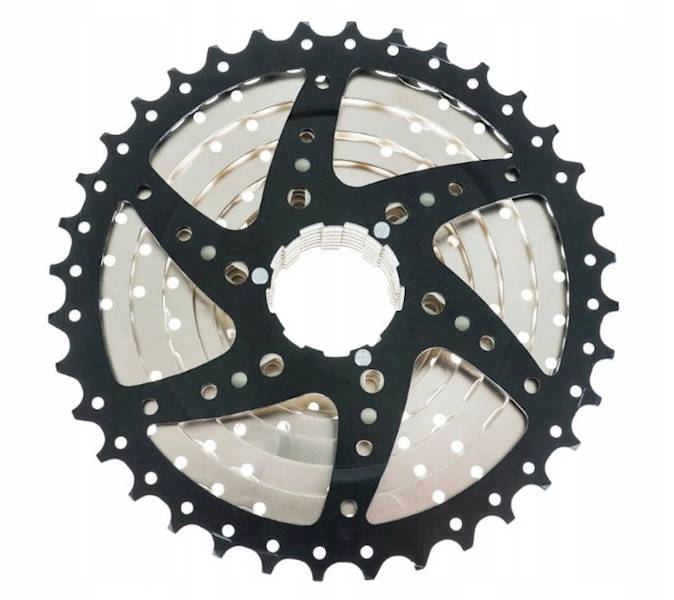 Kaseta 10 SR-HG50 11-36T / srebrna