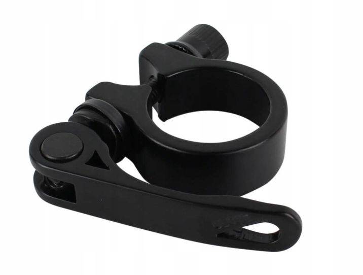 Zamykacz siodła alu obejma 34.9mm czarny