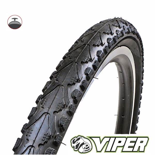 Opona 26x1.75 (47-559) VIPER KHAN 1mm BIAŁY PASEK 