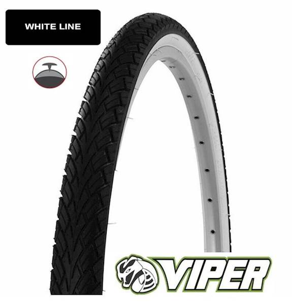 Opona 26x1.75 (47-559) VIPER SHIELD 1 BIAŁY PASEK
