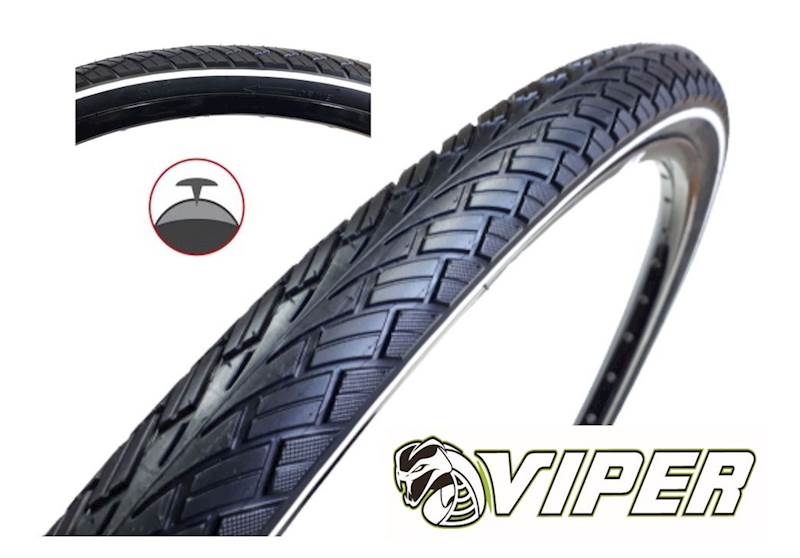 Opona 26x1.75 (47-559) VIPER SHIELD 1 BIAŁY PASEK