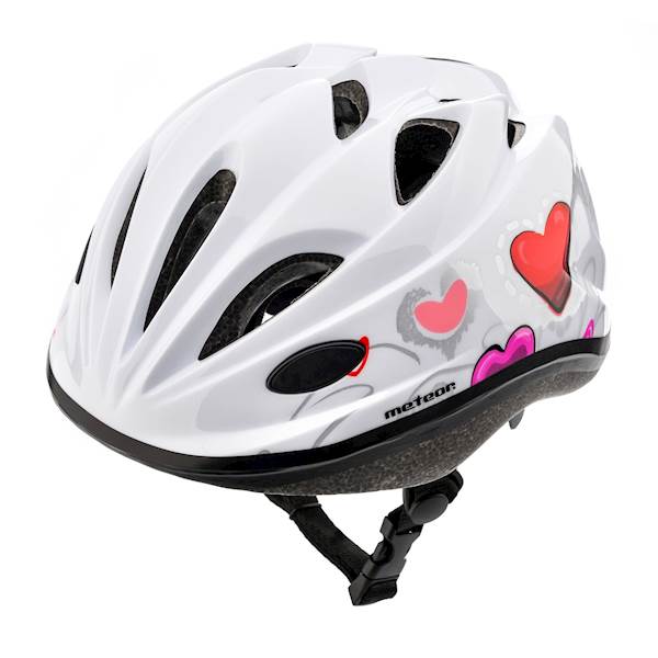 KASK ROWEROWY KIDS METEOR M hearts 52-56cm