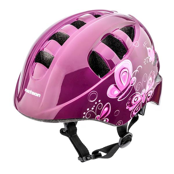 KASK ROWEROWY KIDS METEOR M pink/but 48-52cm