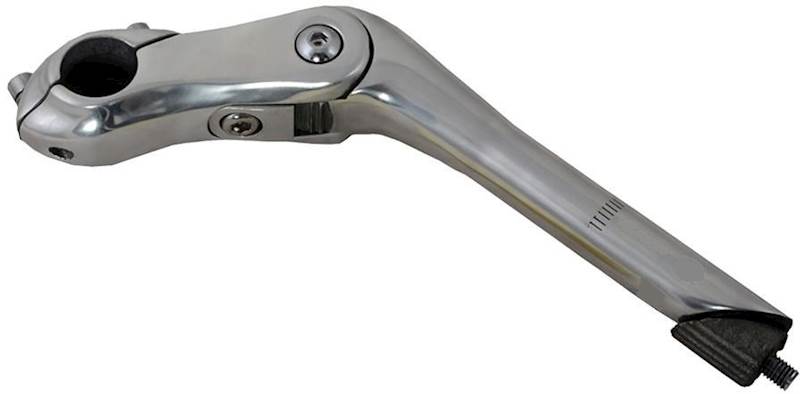 Wspornik kierownicy 22.2 180x70 reg. alu srebrny