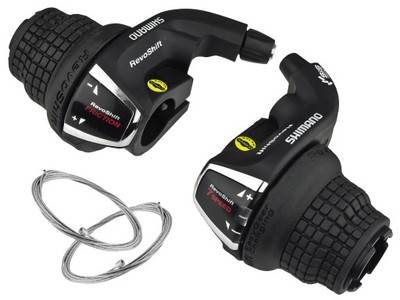Manetki przerzutki Shimano Revo-Shift RS-35 3x7