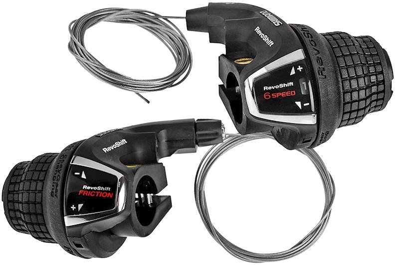 Manetki przerzutki Shimano Revo-Shift RS-35 3x6 
