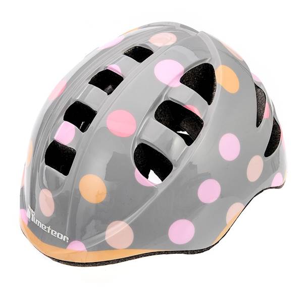 KASK ROWEROWY KIDS METEOR M 52-56cm dots
