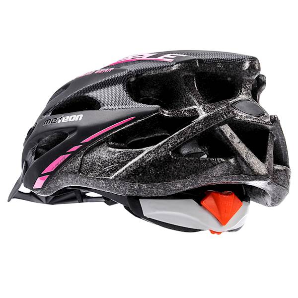 KASK ROWEROWY METEOR MV29 DRIZZLE black/pink 61-63