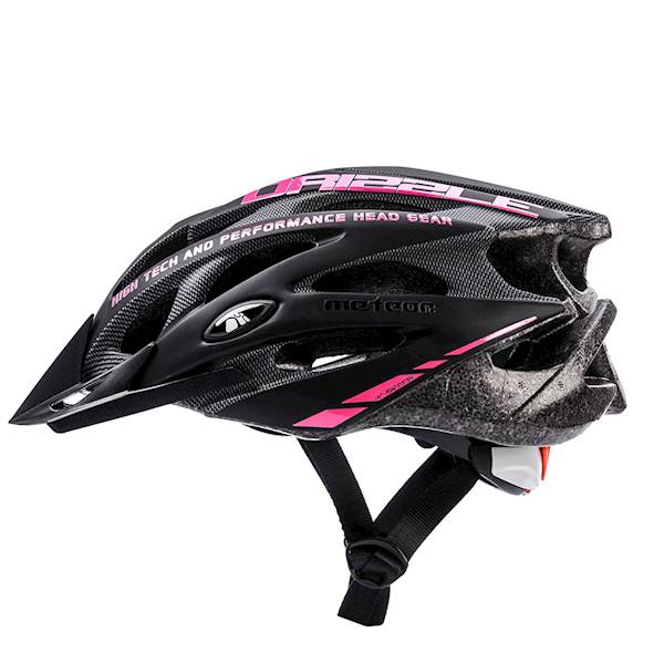KASK ROWEROWY METEOR MV29 DRIZZLE black/pink 58-61