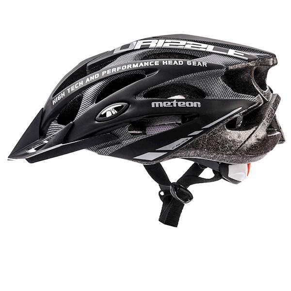 KASK ROWEROWY METEOR DRIZZLE black/grey L 58-61
