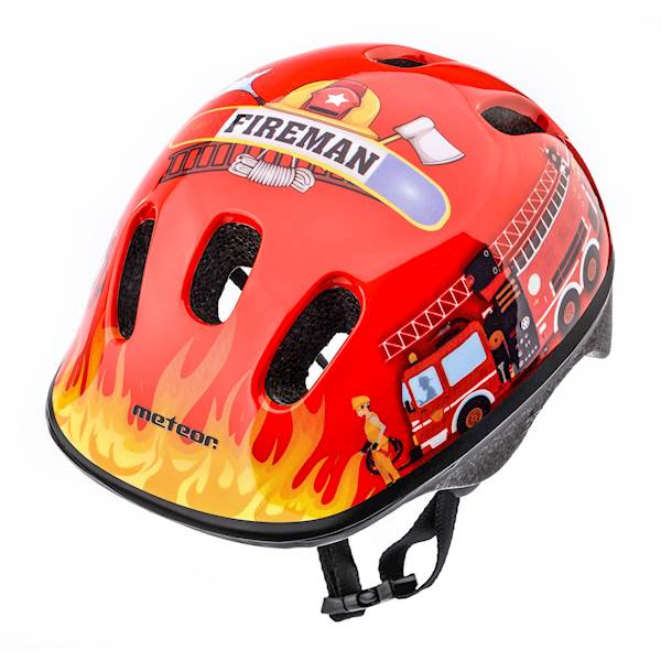KASK ROWEROWY KIDS METEOR S 48-52cm firetracker
