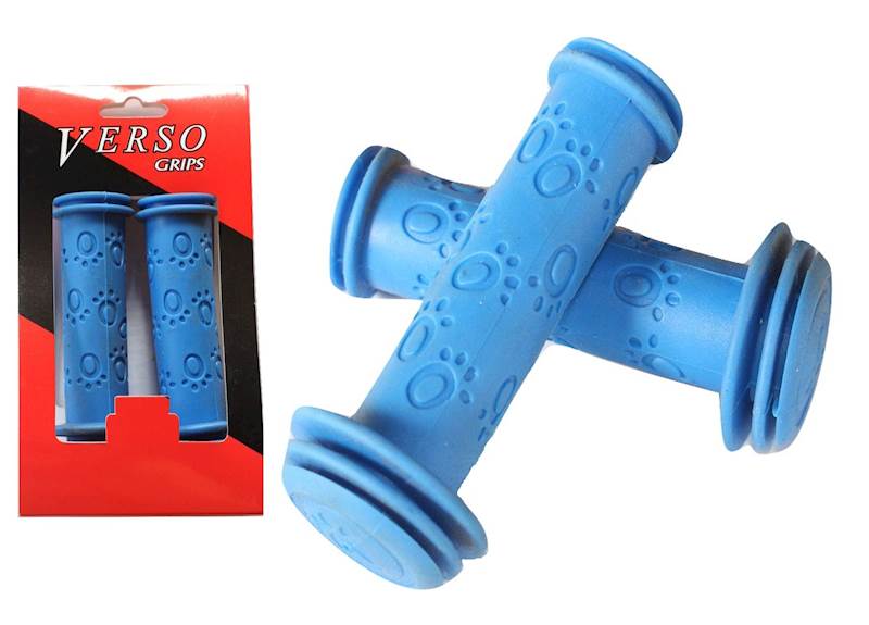 Chwyty kierownicy SUPER SOFT KIDS 115mm niebieskie