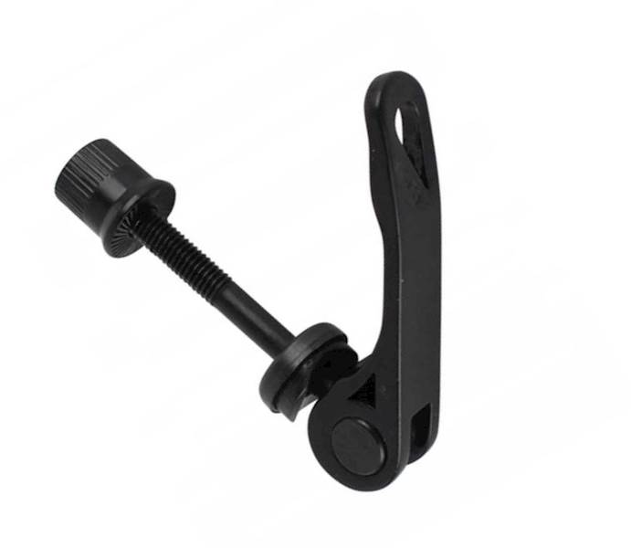 Zamykacz siodła alu szpilka czarny M8x60mm