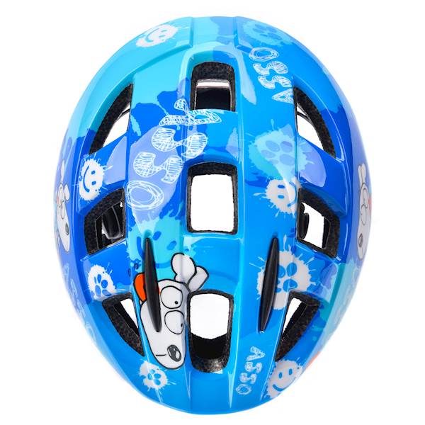 Kask rowerowy Meteor PNY11 S 43-48 cm Dogs niebies