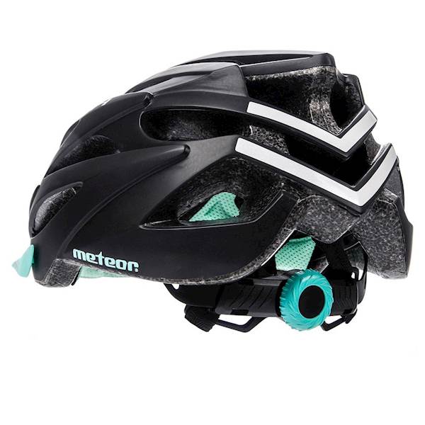 Kask rowerowy Meteor Marven L 58-61 cm czarny/mięt