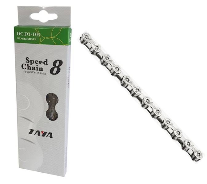Łańcuch 8 speed OCTO-DH silver/silver 116ogiw