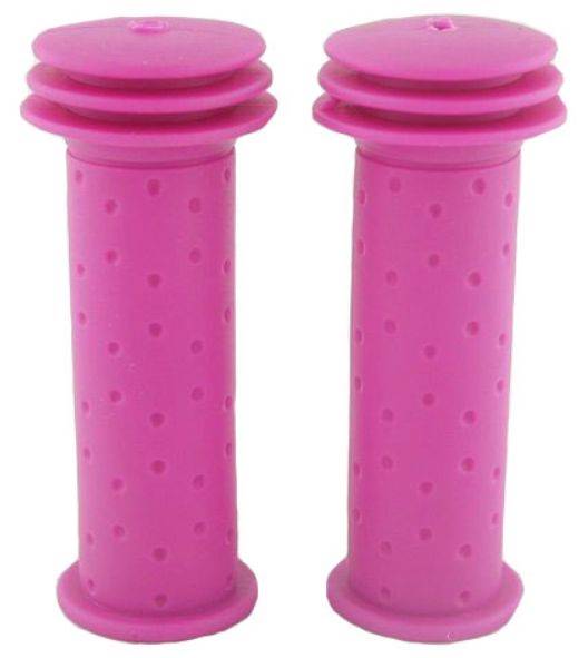 Chwyty kierownicy SUPER SOFT KIDS 100mm różowe