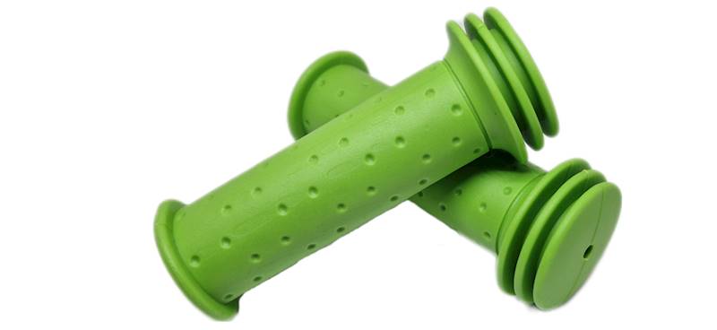 Chwyty kierownicy SUPER SOFT KIDS 100mm GREEN