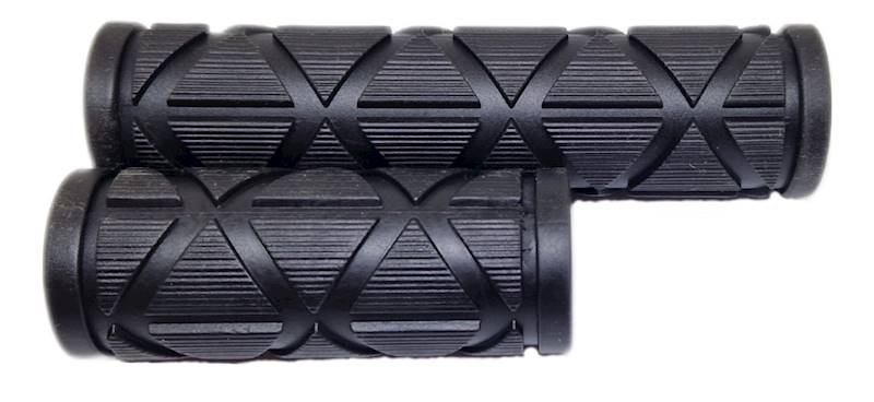 Chwyty kierownicy CITY SOFT 125+80mm czarne OEM