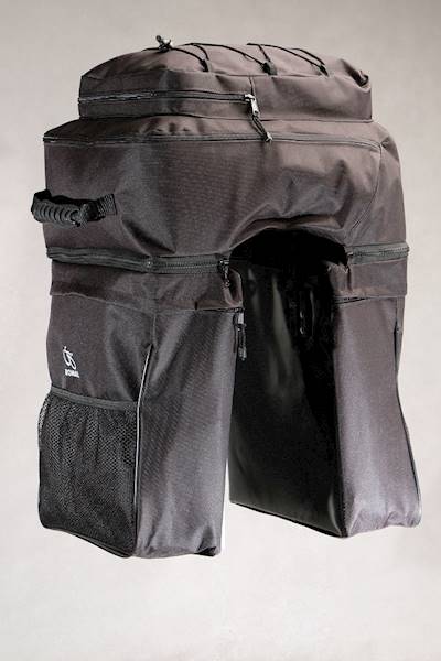 Sakwa 3 komorowa 80L Gromal 008D / odpinana góra