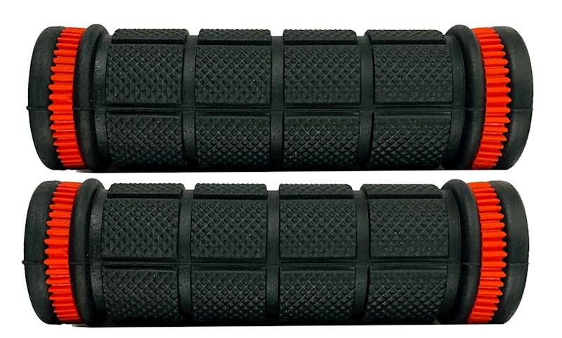 Chwyty kierownicy GRIPSHIFT SOFT 95mm czarne/czerw