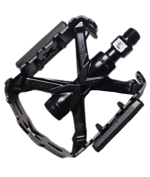 Pedały MTB MAXI 953ZP aluminiowe oś borowa CZARNE