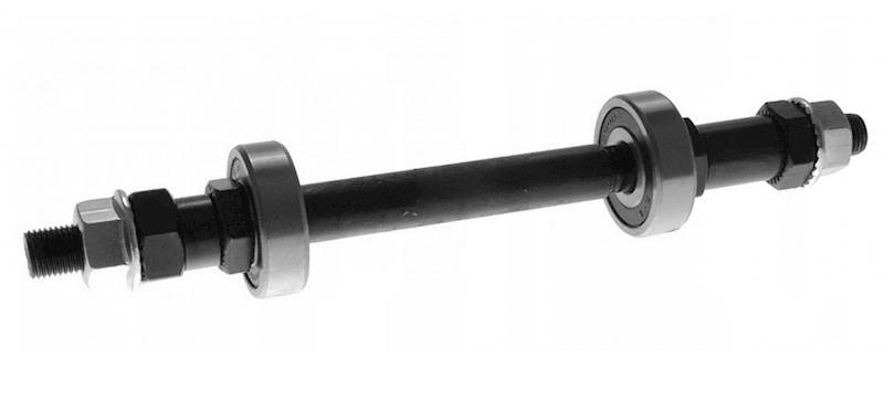 Oś piasty tył CrMo 10x175mm woln łożyska maszynowe