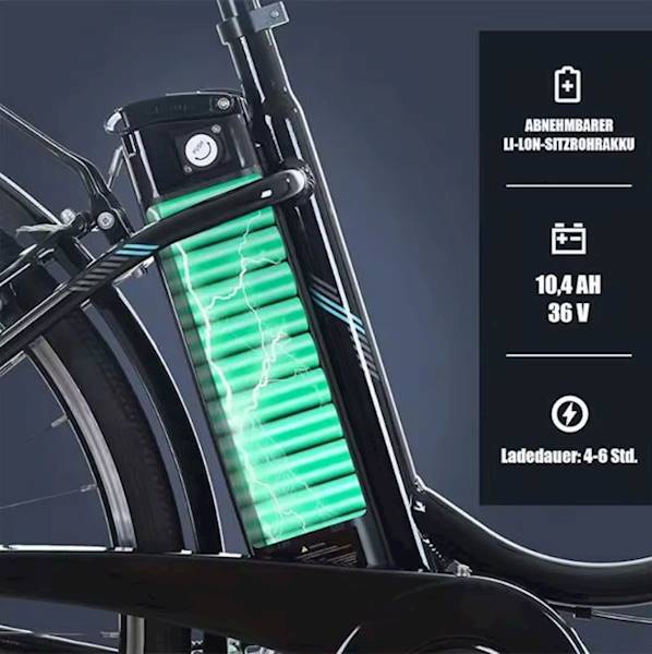 Rower 28" CITY E-BIKE 19" RC-820 biały