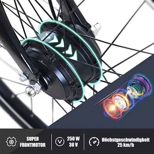 Rower 28" CITY E-BIKE 19" RC-820 czarny
