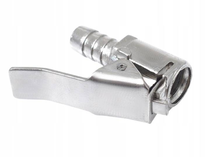 Zacisk pompki - końcówka wężyka AV metalowa Fi-8