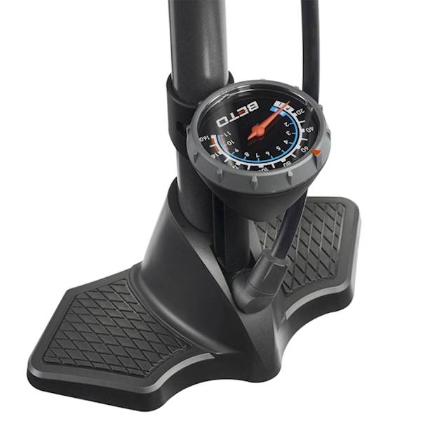 Pompka Beto - podłogowa stal z manometrem 160 PSI 
