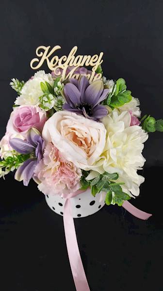 Flowerbox z kwiatami