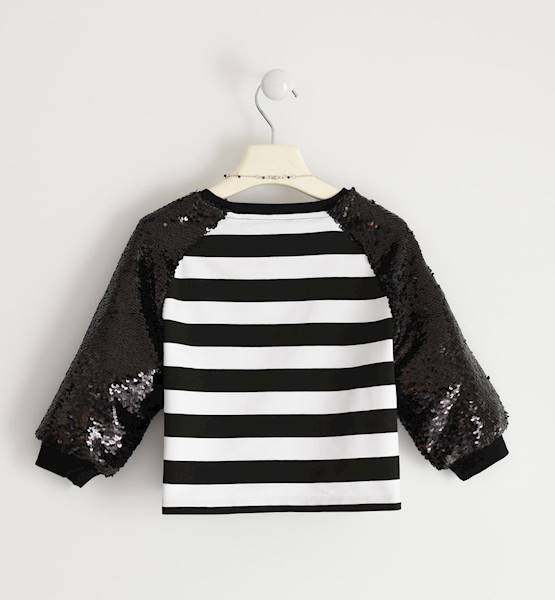 Bluza z cekinowymi rękawkami  J440-0113