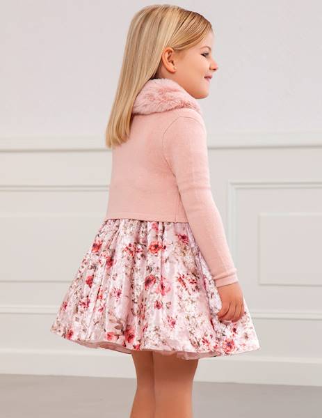 Sweterek kołnierz futerko     5818-88