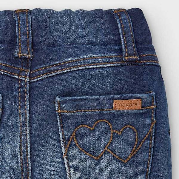 Spodnie jeans basic           576-66