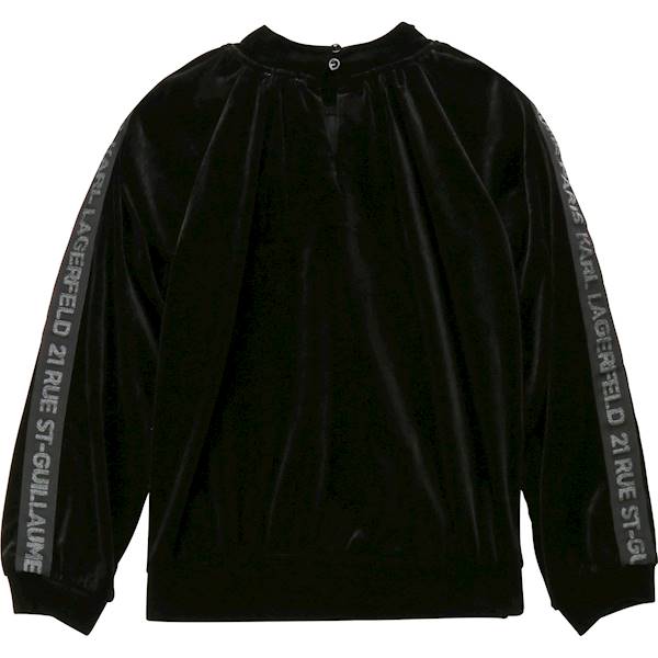 Bluza welur z lampasem Z15264-09B