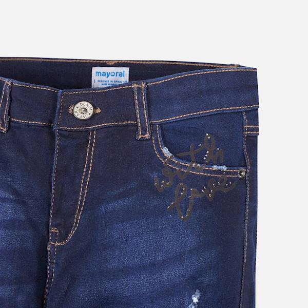 Spodnie długie jeans fantazja 7503-46