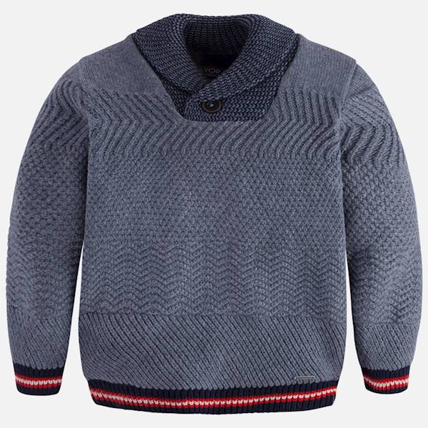 Sweter kołnierz smoking 4303-28