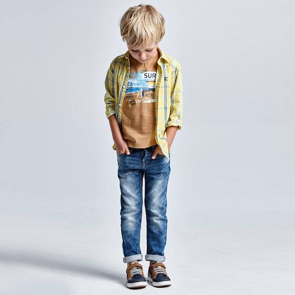Spodnie soft denim 5 kieszeni 3572-11