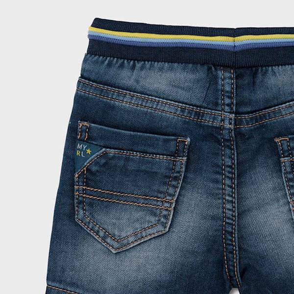 Bermudy soft denim ściągacz   1246-50