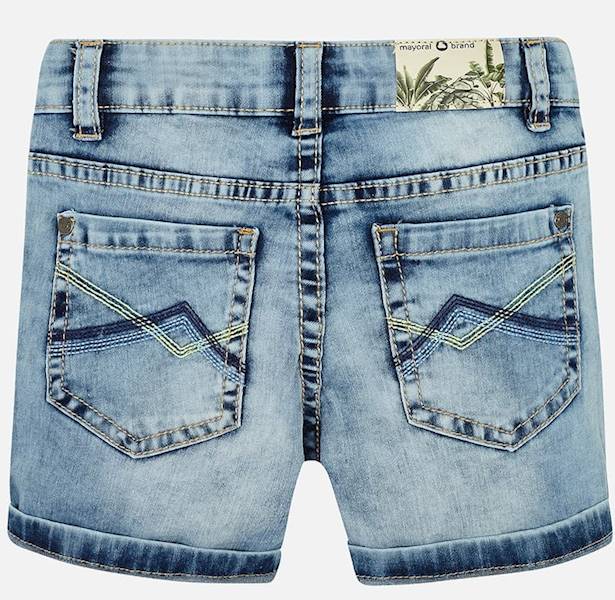 Bermudy jeans z kieszeniami   3233-21