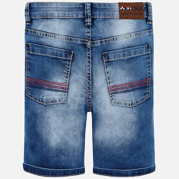 Bermudy jeans z kieszeniami   6221-37